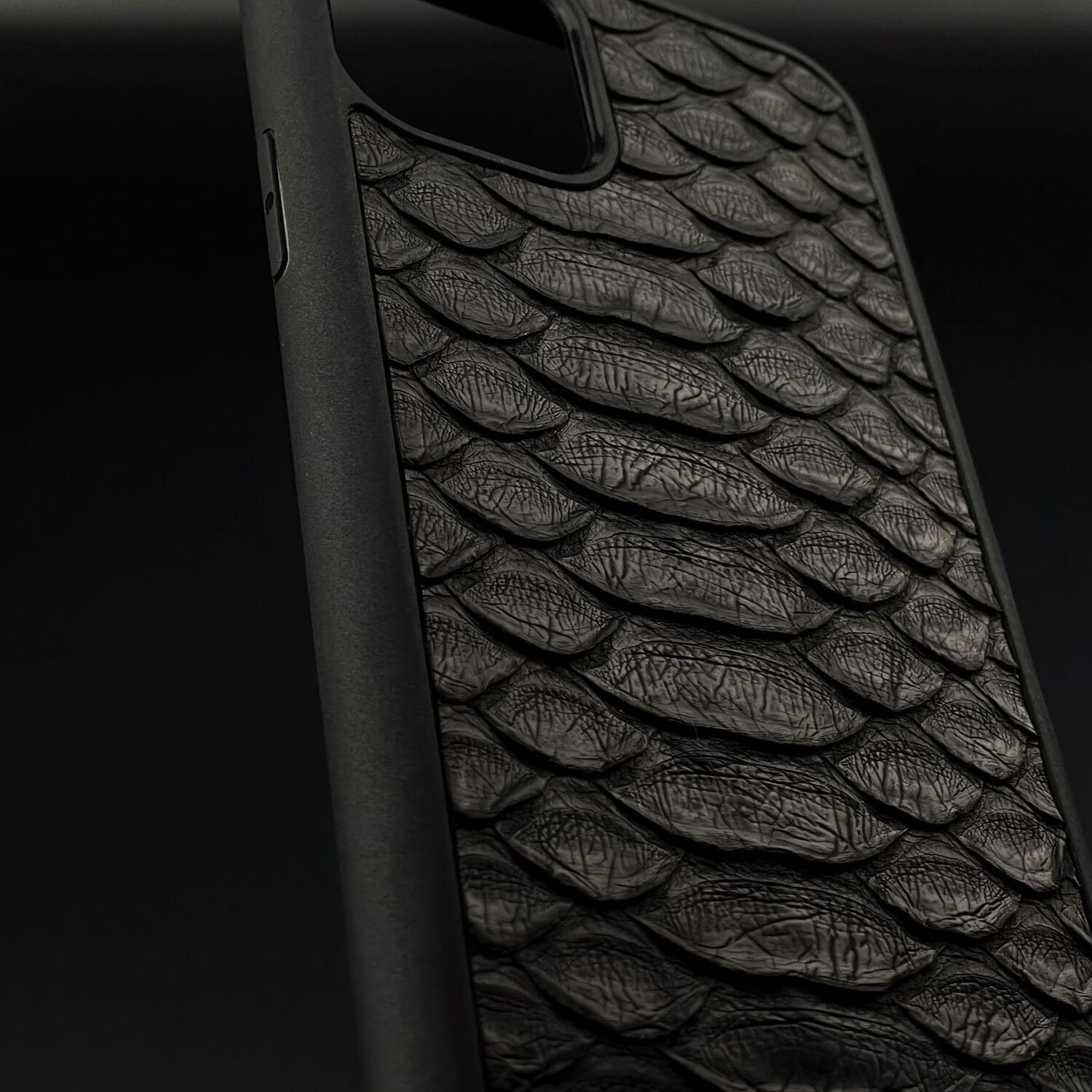 Husă Samsung din Piton Natural Negru