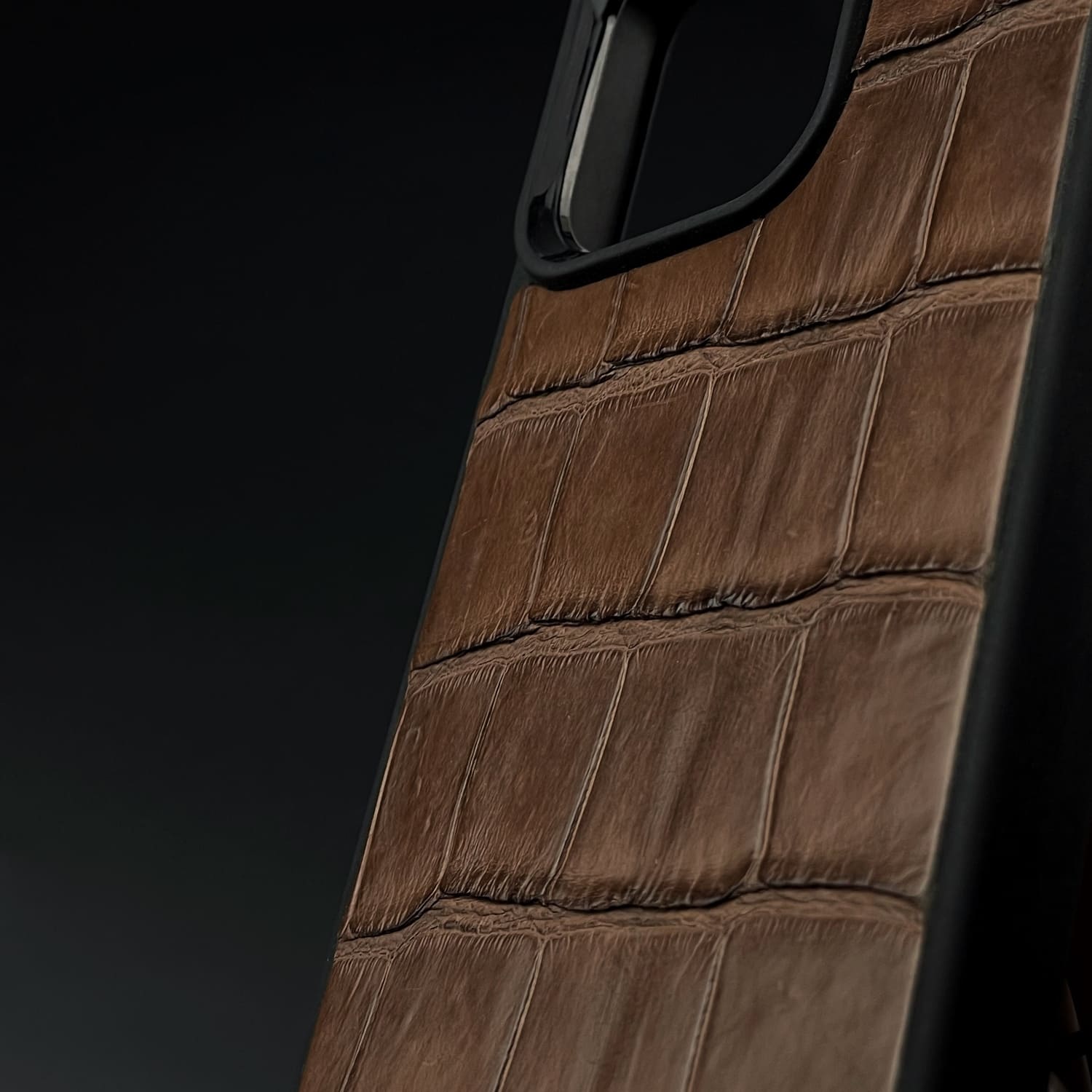 Husă Samsung din Crocodil Natural Cafeniu