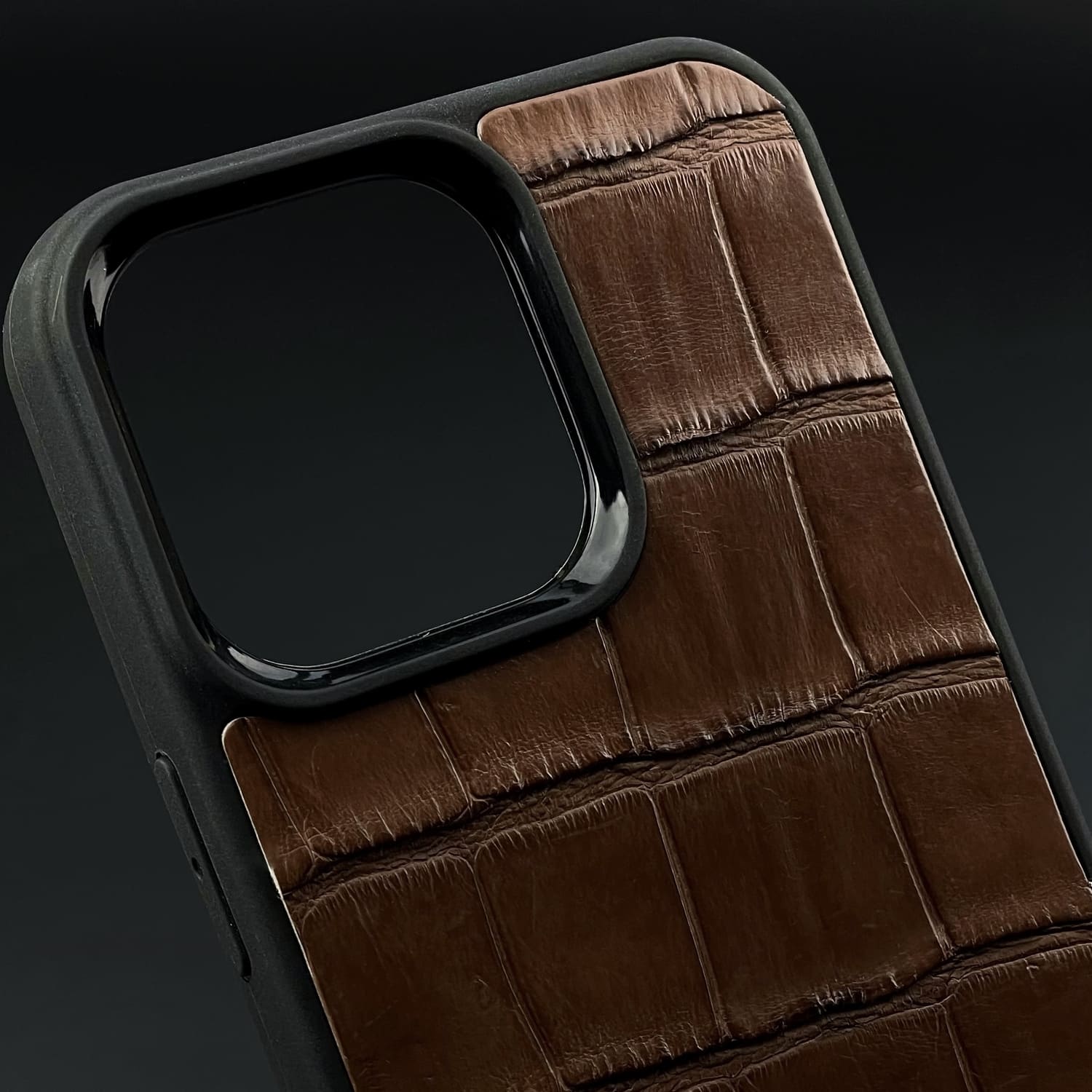Husă Samsung din Crocodil Natural Cafeniu