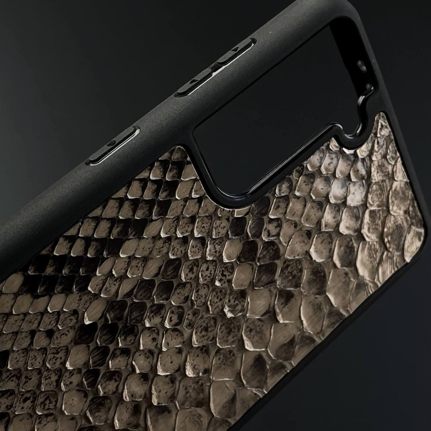 Husă Samsung din Piton Natural Gaben/Negru