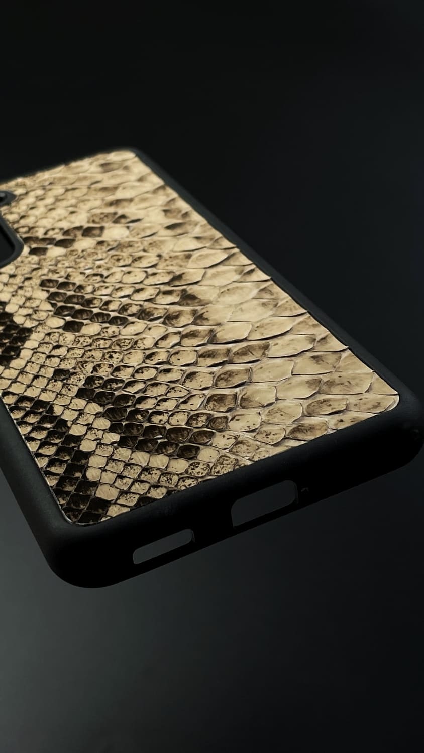 Husă Samsung din Piton Natural Gaben/Negru