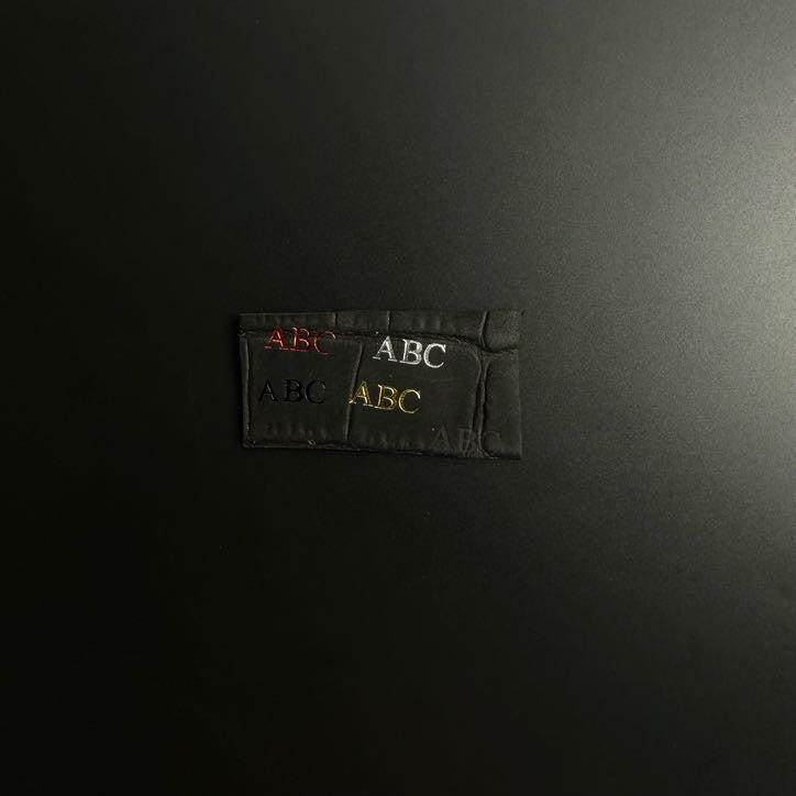 Husă Samsung din piele naturală cu imprimeu de Crocodil Negru mat