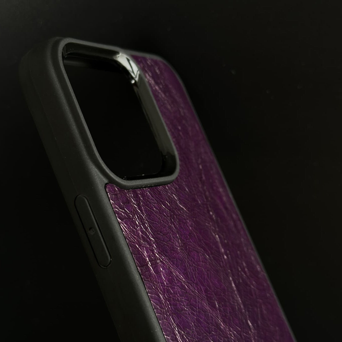 Husă Samsung din piele naturală Violet