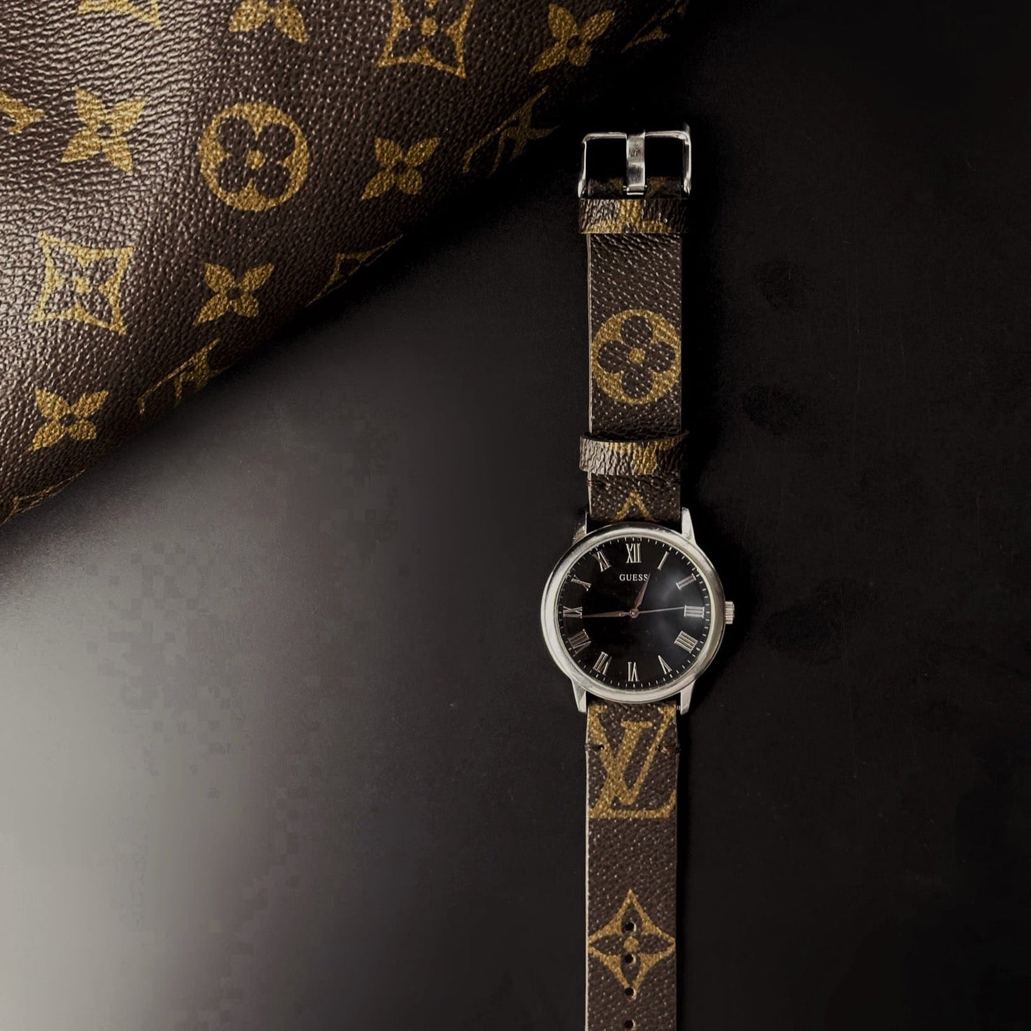 Curelușă Ceas LV Cafeniu