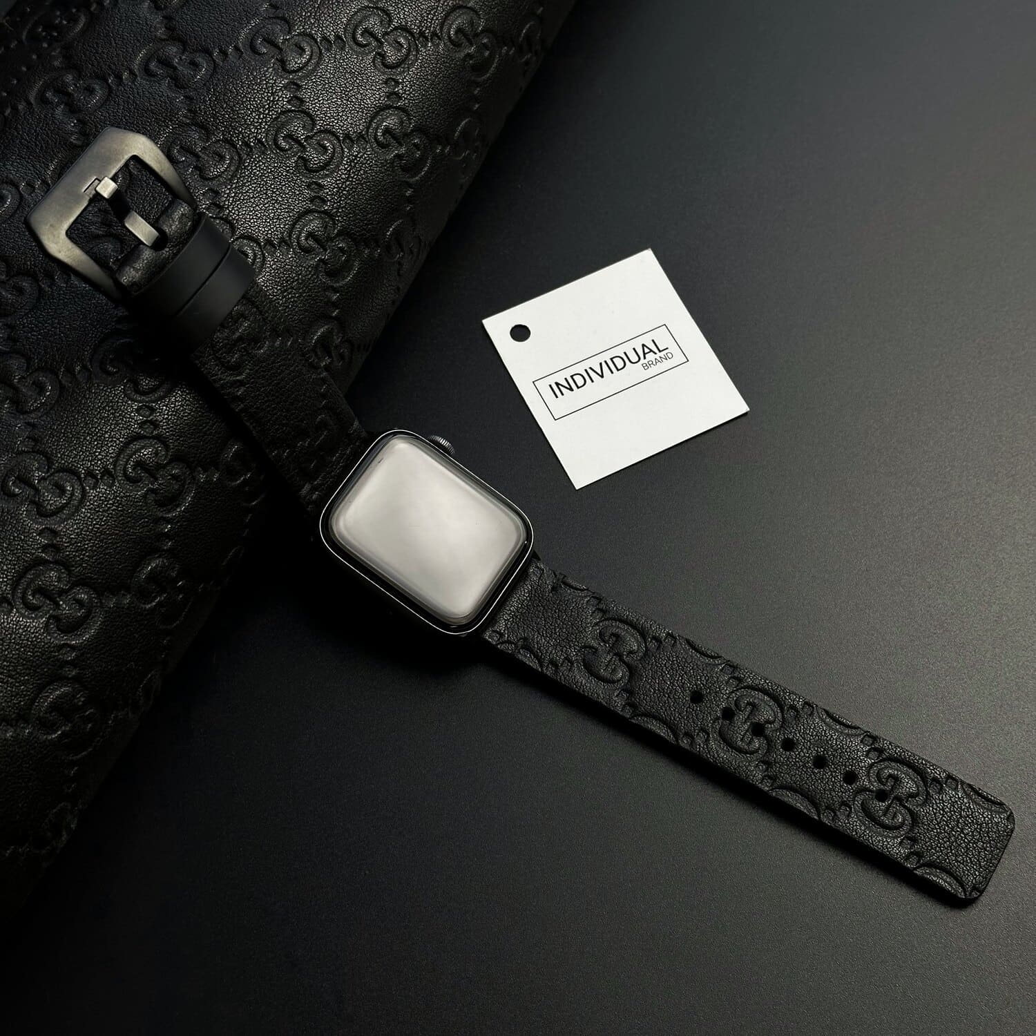 Curelușă GG Apple Watch Negru