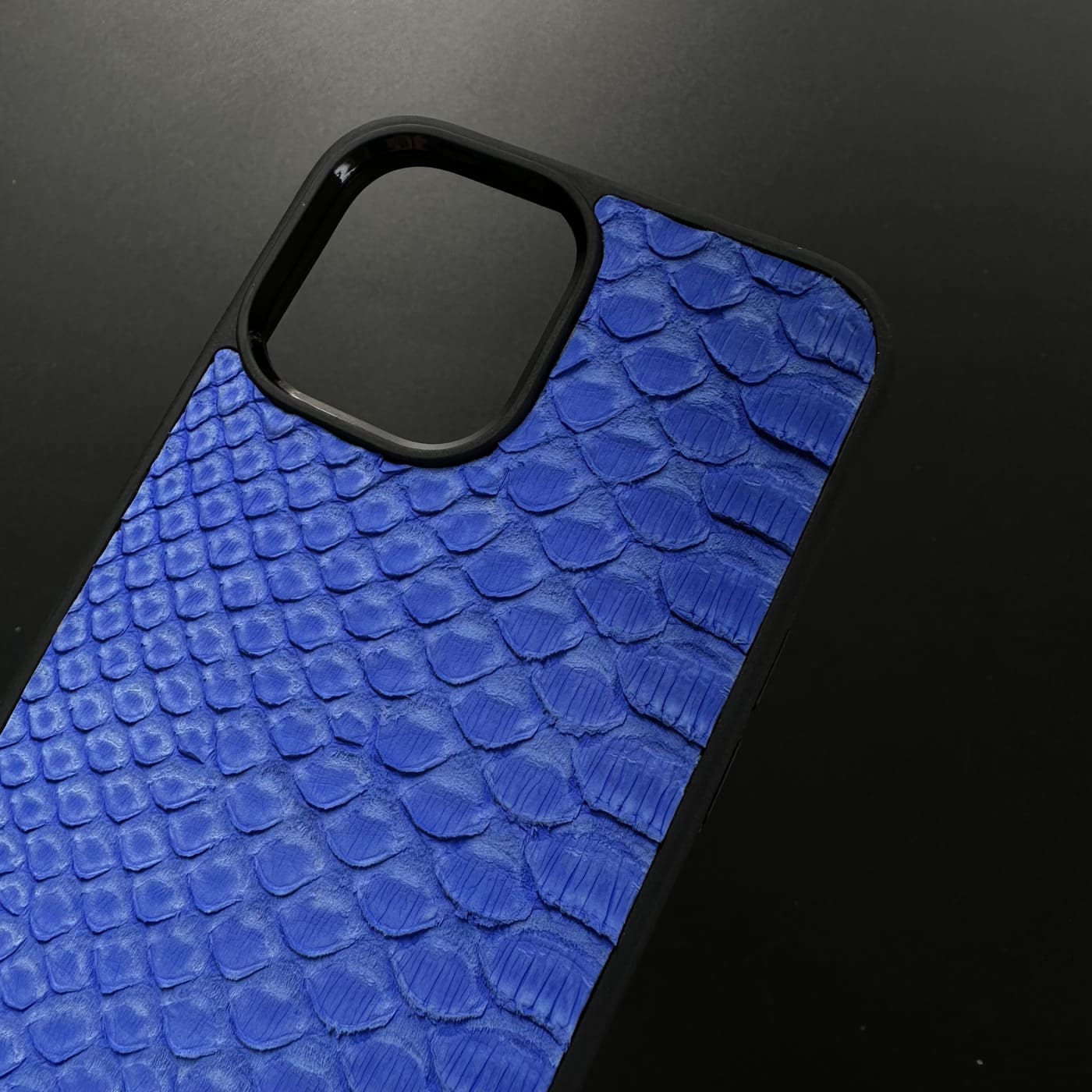 Husă Samsung din Piton Natural Albastru