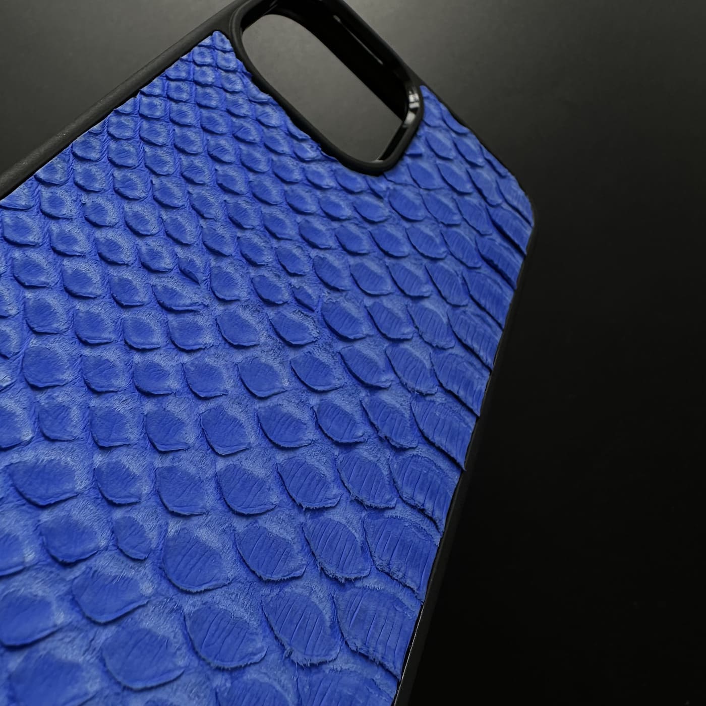 Husă Samsung din Piton Natural Albastru