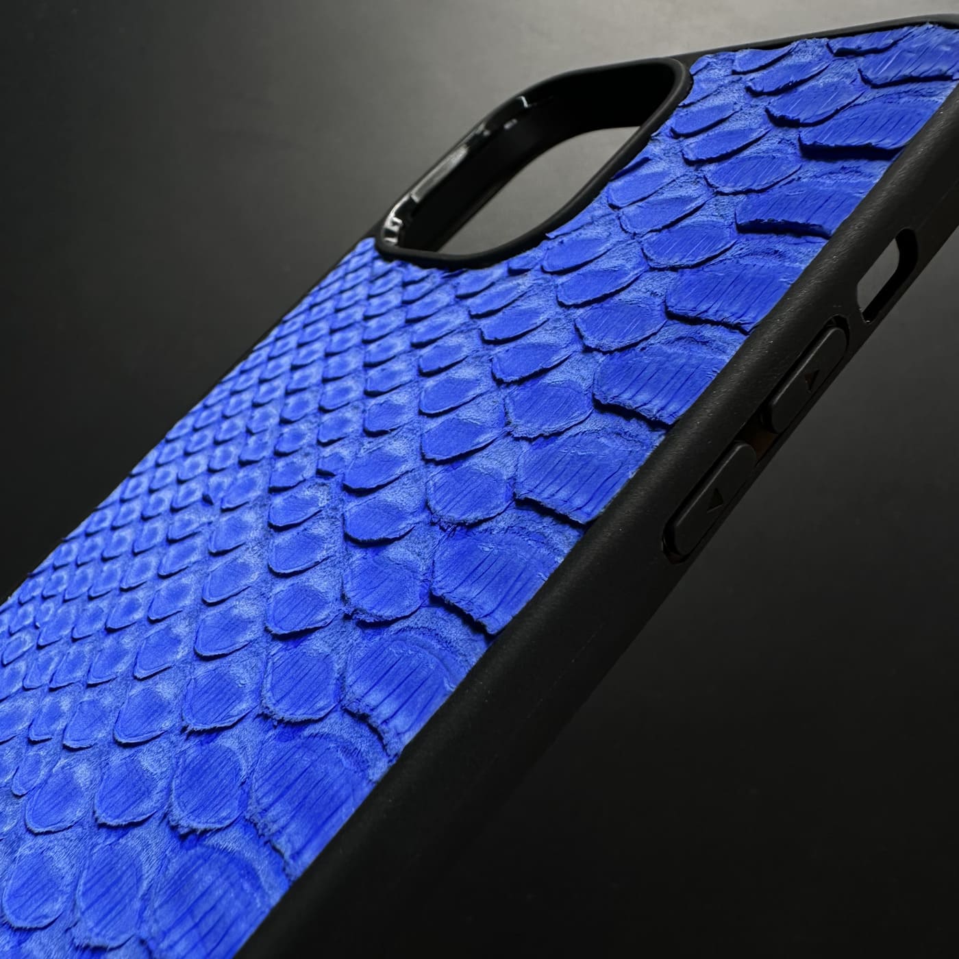 Husă Samsung din Piton Natural Albastru