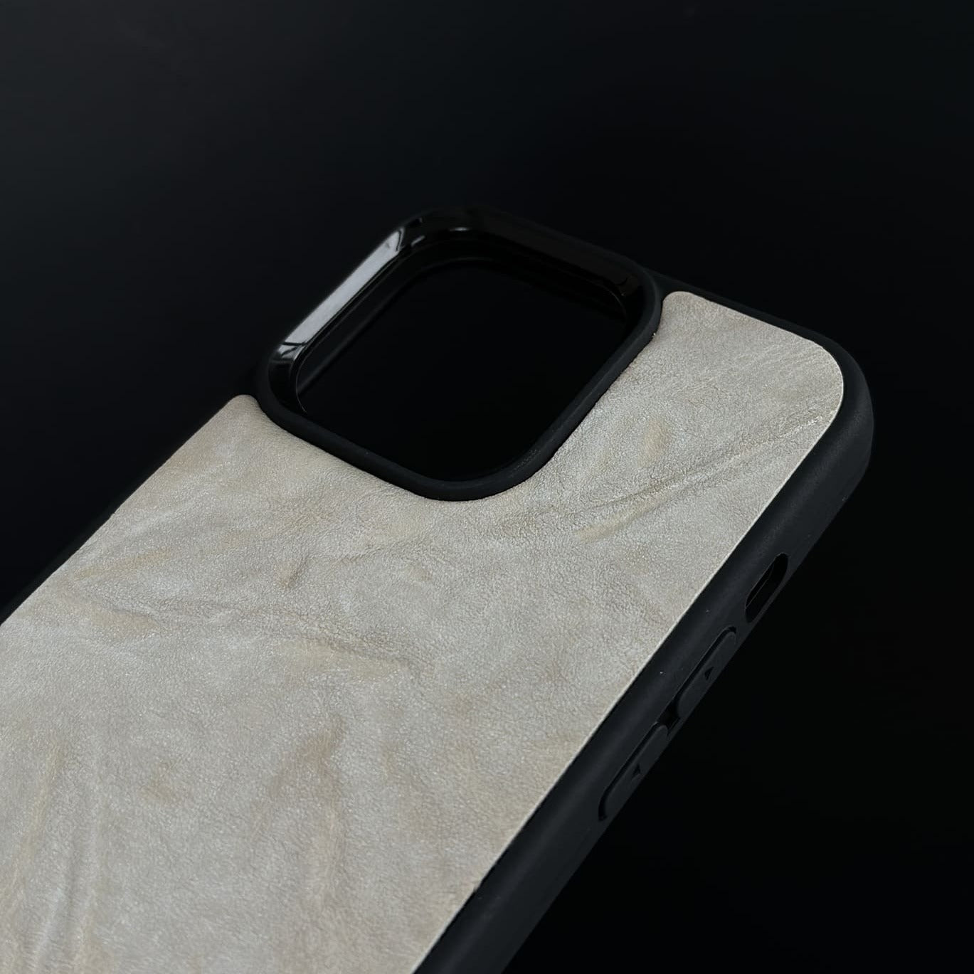 Husă iPhone din piele naturală Bej